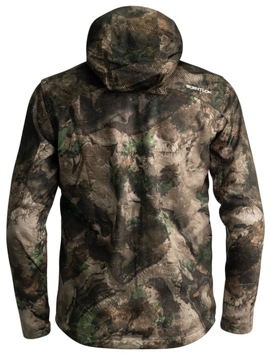 Scentlok Camoflauge Realtree Long Sleeve 2024 Full Zip Jacket Green/Brown Size XL