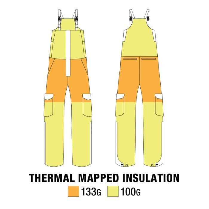 Insulated scentlok hot bibs