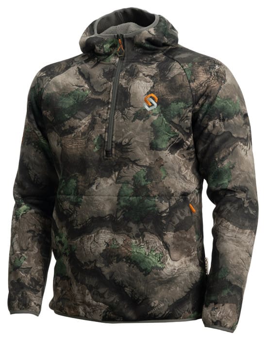 Scent Lok Men s BE 1 Ridge Half Zip Camo Hoodie