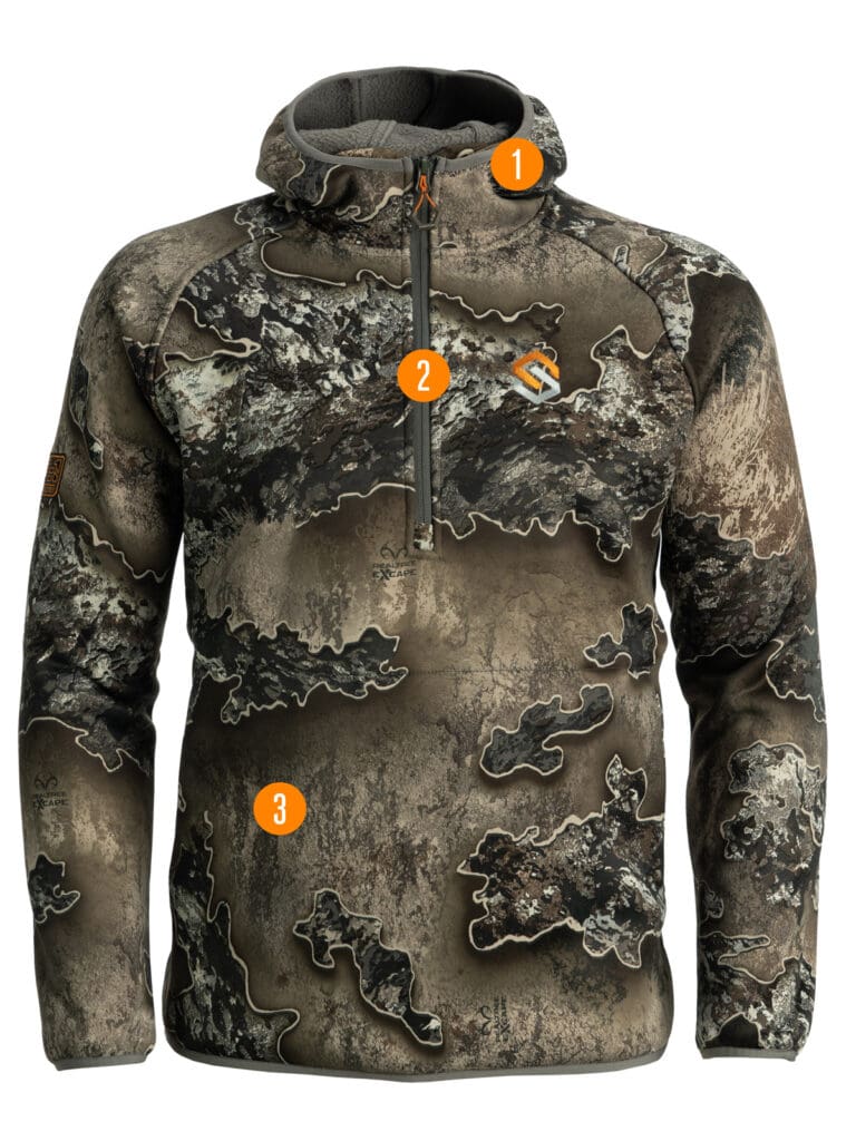 Be:1 Ridge Half Zip Hoodie hotspot image