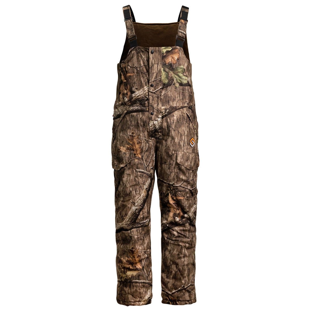 Alpha Elite Bib mossy oak country roots front facing